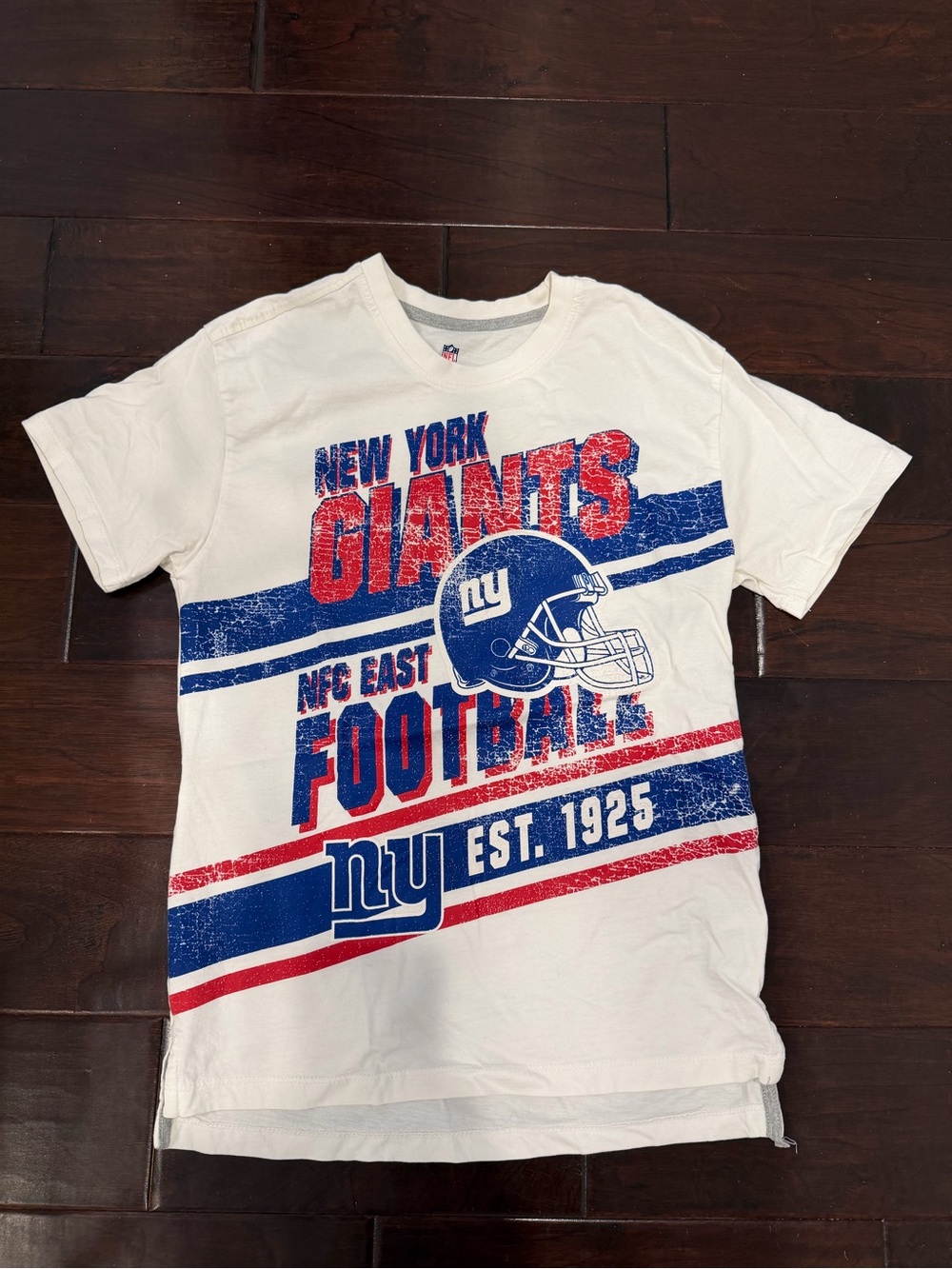 NY GIANTS White Graphic T-shirt